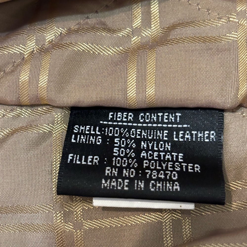 Men’s Nicole Miller Leather Jacket - Picture 4 of 7